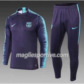 Barcellona Tute Felpe da Allenamento Blu 2018/2019